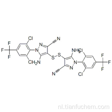 1H-pyrazol-3-carbonitril, 4,4&#39;-dithiobis [5-amino-1- [2,6-dichloor-4- (trifluormethyl) fenyl] - CAS 130755-46-3